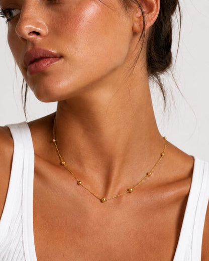 Amy Beaded Satellite Necklace