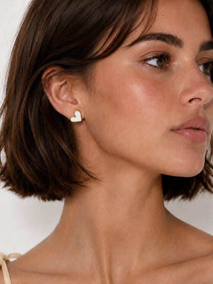Margot Heart Studs